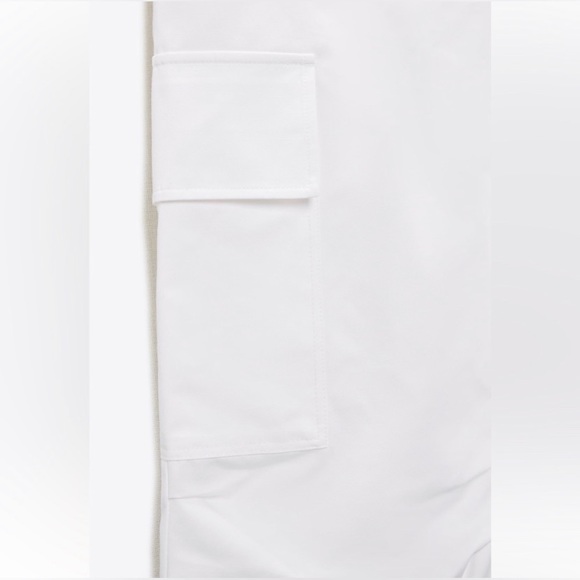 BLOGGER'S FAVE! Zara Strapless Cargo Jumpsuit White NWT - Picture 16 of 16